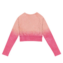 Load image into Gallery viewer, strawberry pop long-sleeve crop top