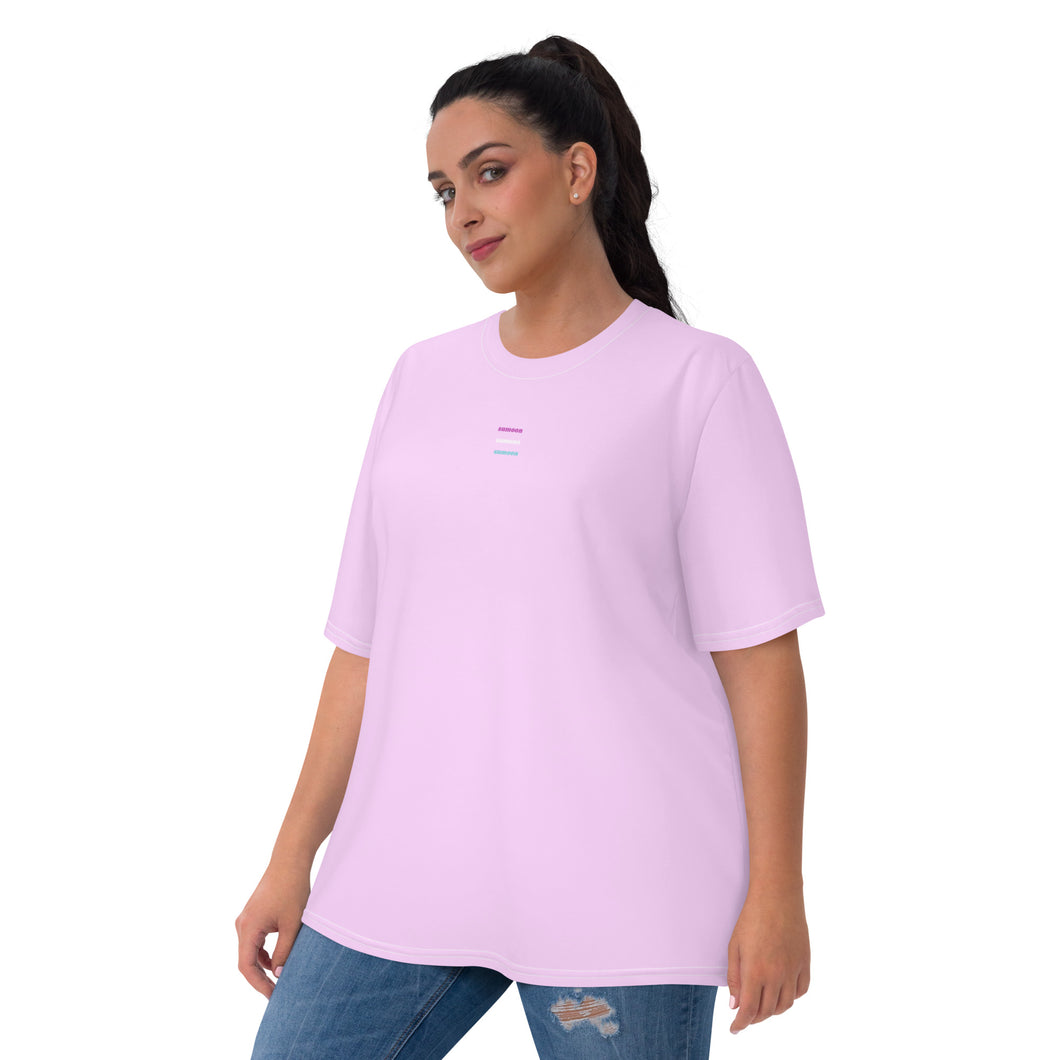 light pink logo t-shirt