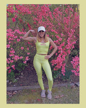 Load image into Gallery viewer, yellow high-waisted leggings