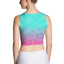 Load image into Gallery viewer, cheetah print ombré fitted cropped tank