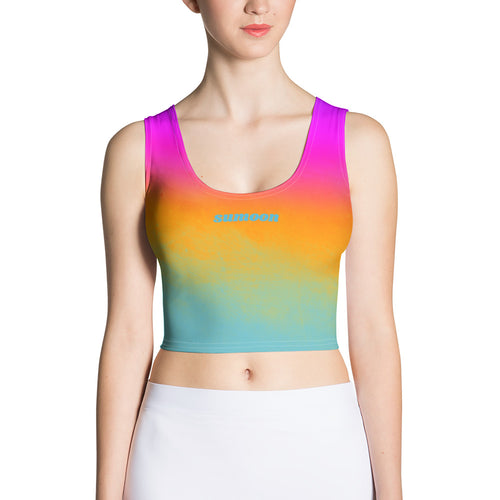 lava fitted cropped tank