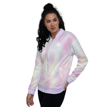 Load image into Gallery viewer, pastel tie-dye bomber jacket