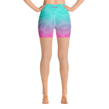 Load image into Gallery viewer, cheetah print ombré high-waisted shorts