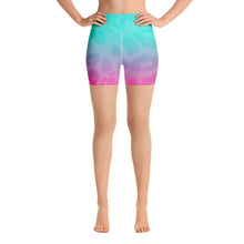 Load image into Gallery viewer, cheetah print ombré high-waisted shorts