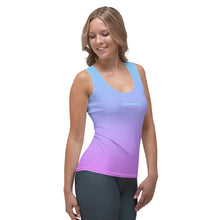 Load image into Gallery viewer, grape fitted tank top