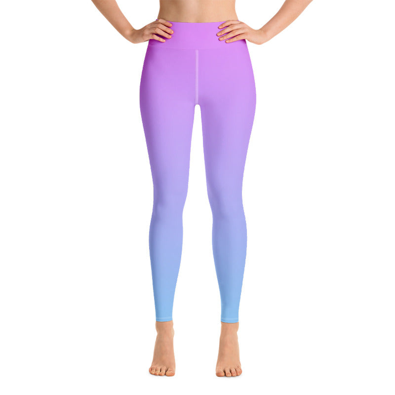 grape high-waisted leggings