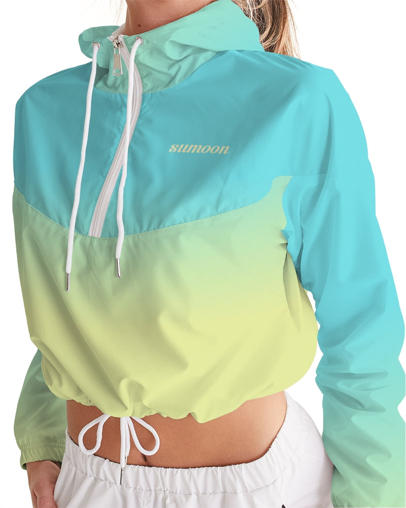 kiwi cropped windbreaker