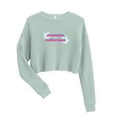 Load image into Gallery viewer, floral logo cropped sweatshirt