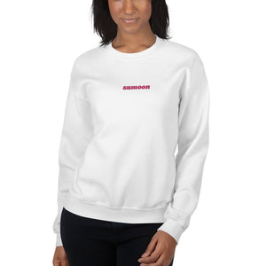 embroidered logo sweatshirt