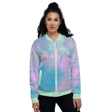 Load image into Gallery viewer, messy paint bomber jacket