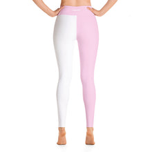 Load image into Gallery viewer, half&amp;half pink high-waisted leggings