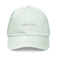 Load image into Gallery viewer, pastel mint embroidered logo cap