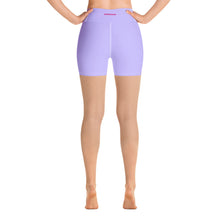 Load image into Gallery viewer, pastel purple high-waisted shorts