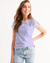 Load image into Gallery viewer, pastel purple polka-dot t-shirt