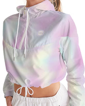 Load image into Gallery viewer, pastel tie-dye cropped windbreaker