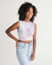 Load image into Gallery viewer, pastel tie-dye twist-front tank