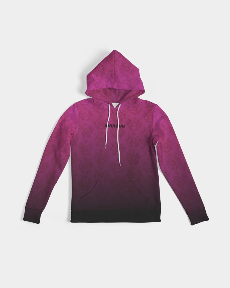 pink & black ombré hoodie