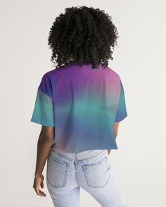 moon and the starz cropped tee