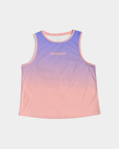 sunset cropped tank