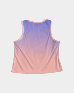 sunset cropped tank