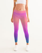 Load image into Gallery viewer, sunset over the ocean mid-rise leggings