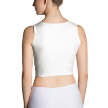 Load image into Gallery viewer, white fitted cropped tank