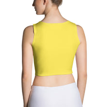 Load image into Gallery viewer, yellow fitted cropped tank