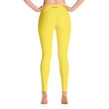 Load image into Gallery viewer, yellow high-waisted leggings